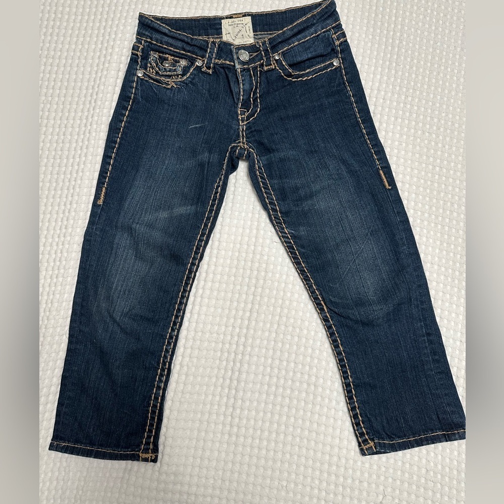L.A. Idol Thick Stitch Capri Jeans